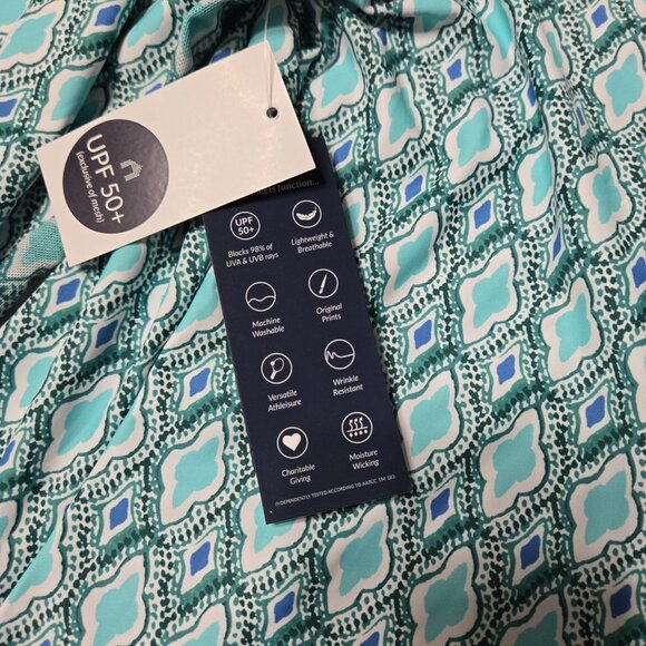 Cabana Life Sz Small Womens L/S Performance Zip UV 50+ Protection Dress - Picture 4 of 8